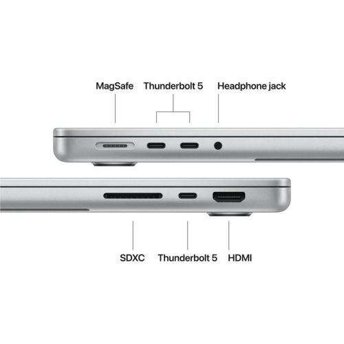 Apple MBP 14: SILVER/M5 PRO 15C CPU/15C/16C GPU/24GB/1T-ROM