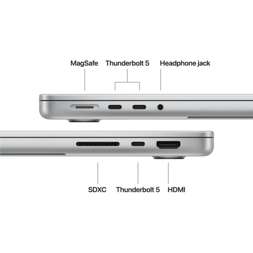 Apple MBP 14: SILVER/M5 MAX 18C CPU/18C/32C GPU/36GB/2T-ROM