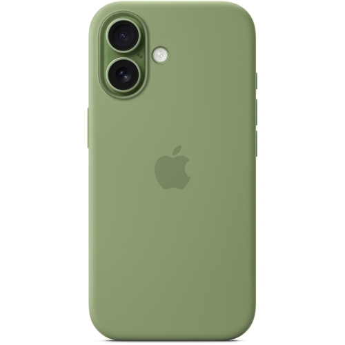 Protectie pentru spate Apple Silicone cu MagSafe pentru iPhone 17, Light Moss
