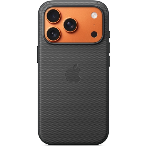 Protectie pentru spate Apple TechWoven Poliester cu MagSafe pentru iPhone 17 Pro, Black