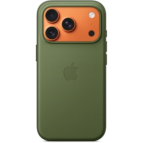 Protectie pentru spate Apple TechWoven Poliester cu MagSafe pentru iPhone 17 Pro, Green
