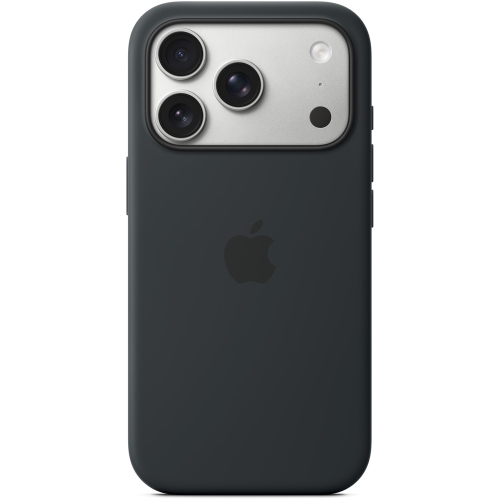 Protectie pentru spate Apple Silicone cu MagSafe pentru iPhone 17 Pro, Black