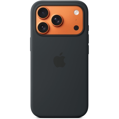 Protectie pentru spate Apple Silicone cu MagSafe pentru iPhone 17 Pro, Black