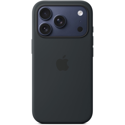 Protectie pentru spate Apple Silicone cu MagSafe pentru iPhone 17 Pro, Black
