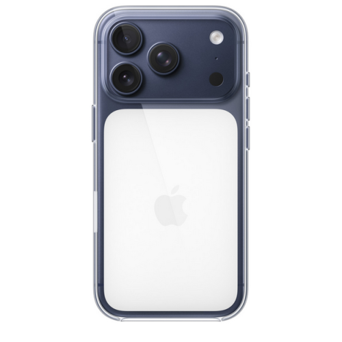 Protectie pentru spate Apple Clear Case with MagSafe pentru iPhone 17 Pro, Clear