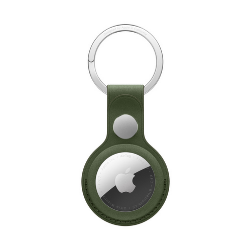 Breloc AirTag Apple FineWoven Key Ring, Moss