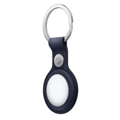 Breloc Apple AirTag FineWoven Key Ring, Navy