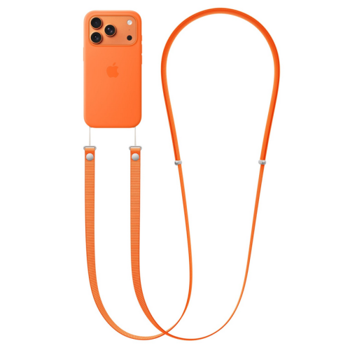 Curea Apple Crossbody Strap, Orange