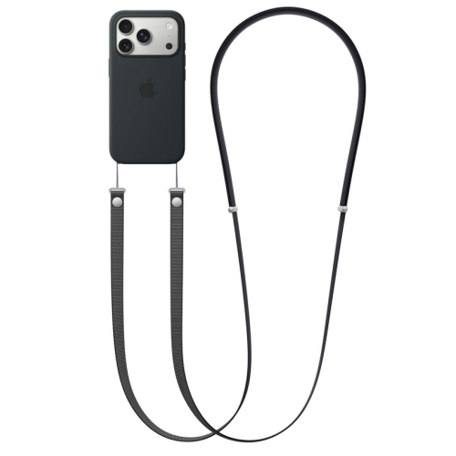 Curea Apple Crossbody Strap, Black