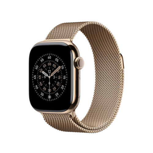 Curea SmartWatch Apple Milanese Loop, 42 mm, Gold