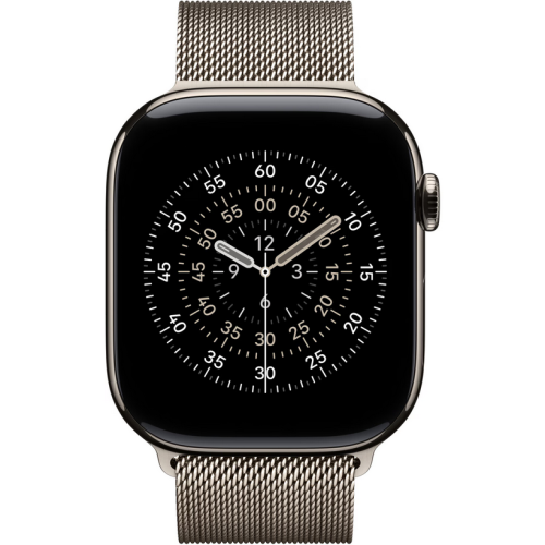 Curea SmartWatch Apple Milanese Loop, S/M, 46 mm, Natural