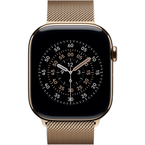 Curea SmartWatch Apple Milanese Loop, S/M, 46 mm, Gold