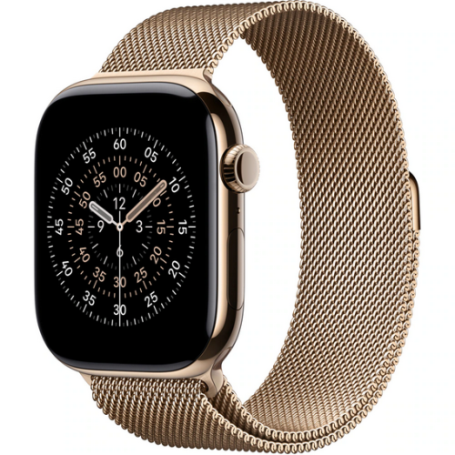 Curea SmartWatch Apple Milanese Loop, M/L, 46 mm, Gold
