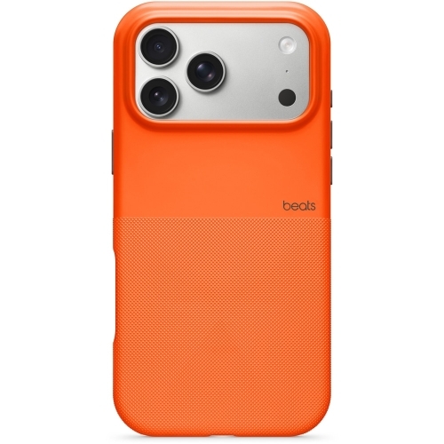 Protectie pentru spate Apple Beats Rugged Polimer cu MagSafe si Camera Control pentru iPhone 17 Pro Max, Sierra Orange