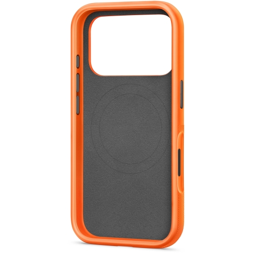 Protectie pentru spate Apple Beats Rugged Polimer cu MagSafe si Camera Control pentru iPhone 17 Pro, Sierra Orange