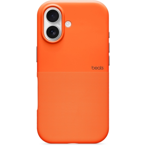 Protectie pentru spate Apple Beats Rugged Polimer cu MagSafe pentru iPhone 17, Sierra Orange