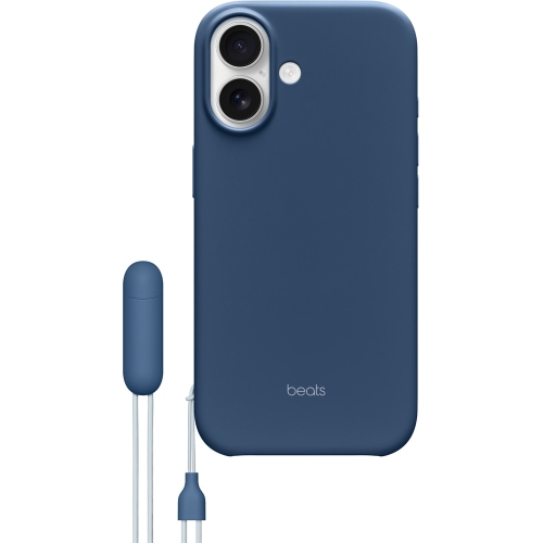 Protectie pentru spate Apple Beats KickStand Policarbonat cu MagSafe pentru iPhone 17, Bedrock Blue