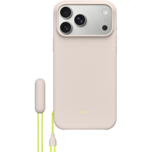 Protectie pentru spate Apple Beats KickStand Policarbonat cu MagSafe si Camera Control pentru iPhone 17 Pro Max, Lime Stone