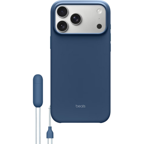 Protectie pentru spate Apple Beats KickStand Policarbonat cu MagSafe si Camera Control pentru iPhone 17 Pro Max, Bedrock Blue