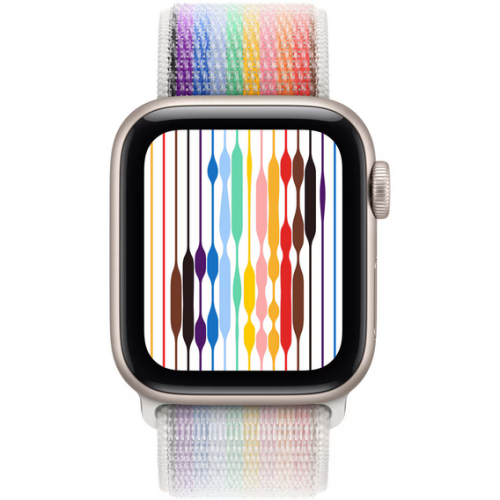 Curea SmartWatch Apple Sport Loop, 41 mm, Pride Edition
