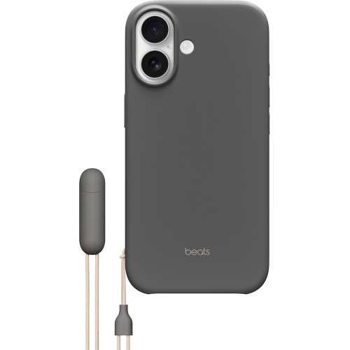 Protectie pentru spate Apple Beats KickStand Policarbonat cu MagSafe pentru iPhone 17, Granite Gray