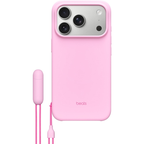 Protectie pentru spate Apple Beats KickStand Policarbonat cu MagSafe si Camera Control pentru iPhone 17 Pro, Pebble Pink