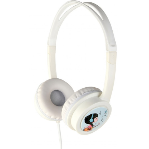 CASTI Gembird, cu fir, utilizare multimedia, conectare prin Jack 3.5 mm x 1, limitare volum pt. copii, alb, 