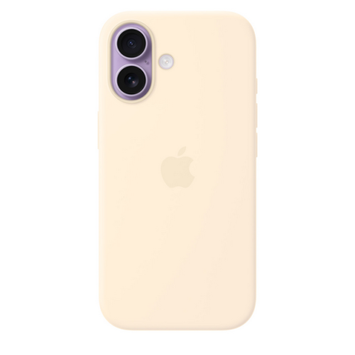 IPHONE 17 SILICONE CASE WITH MA/VANILLA