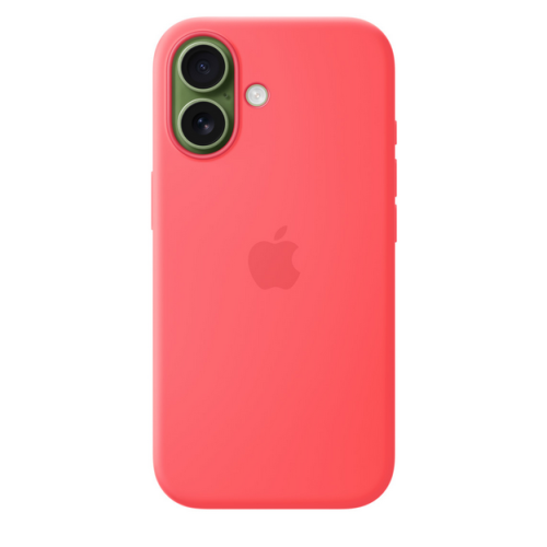 IPHONE 17 SILICONE CASE WITH/MAGSAFE BRIGHT GUAVA