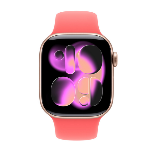 Curea SmartWatch Apple Sport Band, S/M, 40 mm, Bright Guava