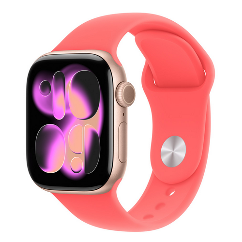 Curea SmartWatch Apple Sport Band, S/M, 42 mm, Bright Guava