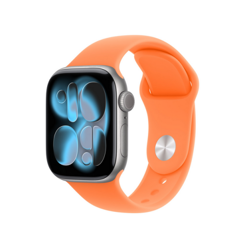 Curea SmartWatch Apple Sport Band, S/M, 42 mm, Clementine