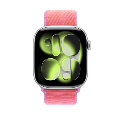 Curea SmartWatch Apple Sport Loop, 46 mm, Bright Guava