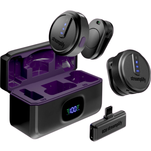 Microfon Wireless MIC GO, USB-C, Negru, SPML-MG1C051.11