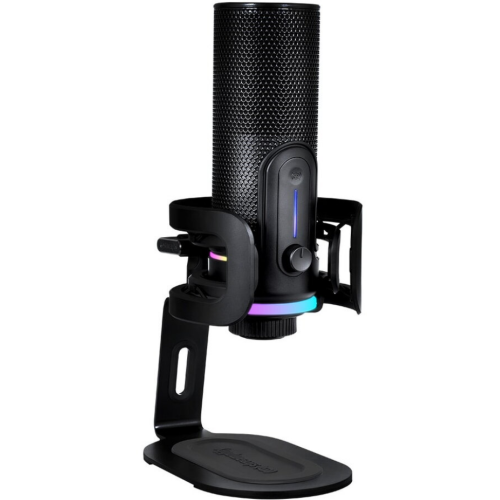 MIC PRO RGB, 3.5mm jack, USB-C, Stereo, Negru, SPMC-MP3C327.11