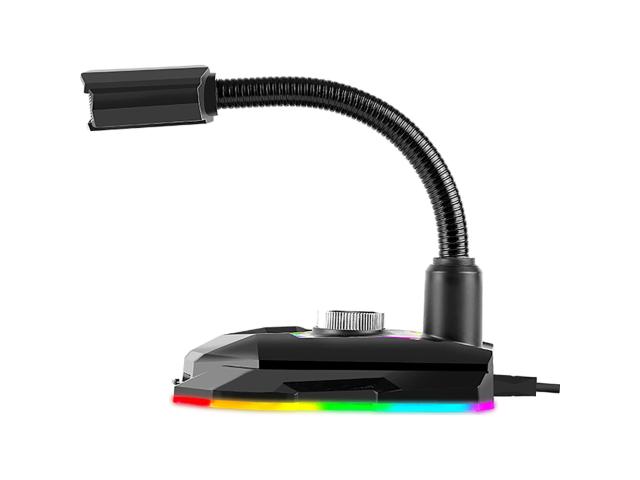 Microfon Marvo MIC-05, RGB, Black
