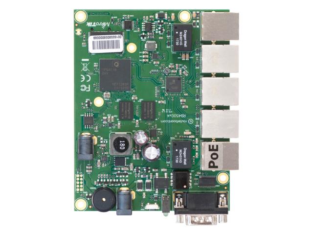 Router Wireless MikroTik RB450Gx4, 5 x LAN
