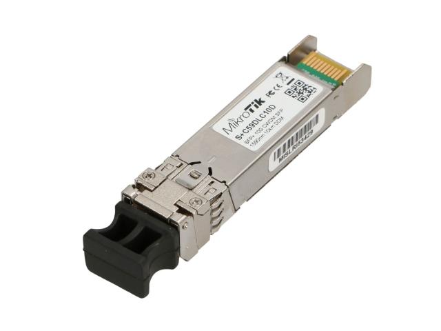 Transceiver MikroTik SFP+ 10GB S+C59DLC10D, 1590 nm, Single-mode, DDM, 10 km, Duplex LC