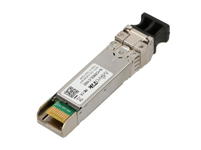 Transceiver MikroTik SFP+ 10GB S+C59DLC10D, 1590 nm, Single-mode, DDM, 10 km, Duplex LC
