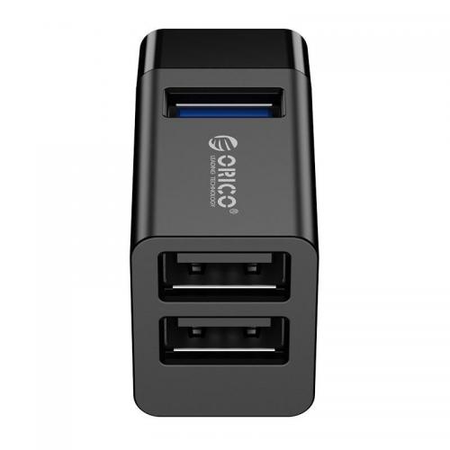 Mini Hub USB Orico MINI-U32-BK, 2x USB 2.0, 1x USB 3.2 gen 1, Black
