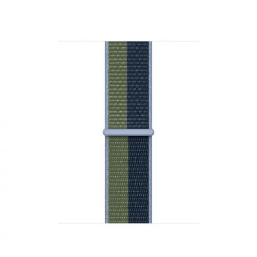 Curea SmartWatch Apple Sport Loop, 41mm, Abyss Blue/Moss Green