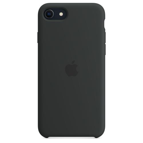 Protectie pentru spate Apple MagSafe Silicone pentru iPhone SE 2/3, Midnight