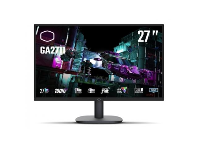 Monitor LED Cooler Master Tempest GA2711, 27inch, 2560x1440, 4ms GTG, Black