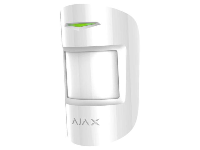 Detector wireless de miscare PIR+MW Ajax MotionProtect Plus, White