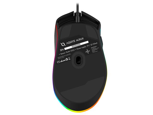 Mouse Optic AQIRYS Acrux, USB, Black