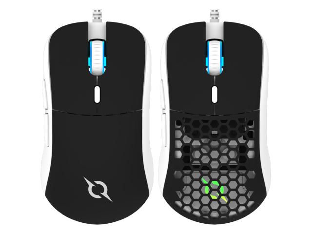 Mouse Optic AQIRYS TGA RGB, USB, White