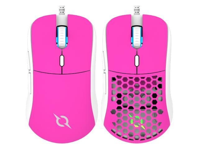Mouse Optic AQIRYS TGA RGB, USB, White