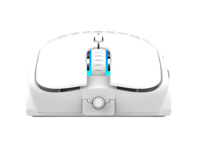 Mouse Optic AQIRYS TGA RGB, USB, White