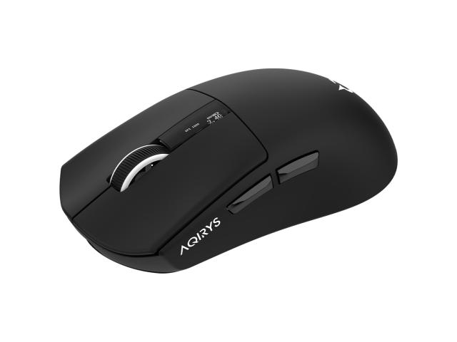 Mouse Optic AQIRYS Zephyr, USB/USB Wireless/Bluetooth, Black