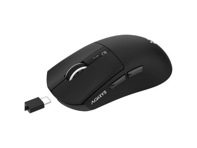 Mouse Optic AQIRYS Zephyr, USB/USB Wireless/Bluetooth, Black